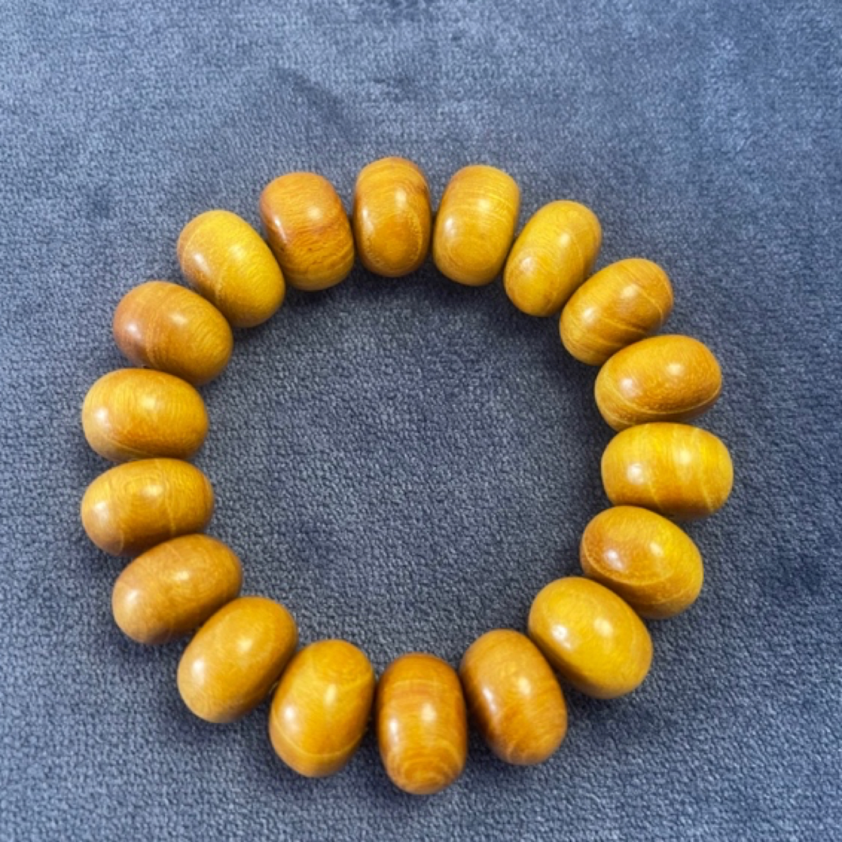 黄金檀木手串 12×15 算盘珠