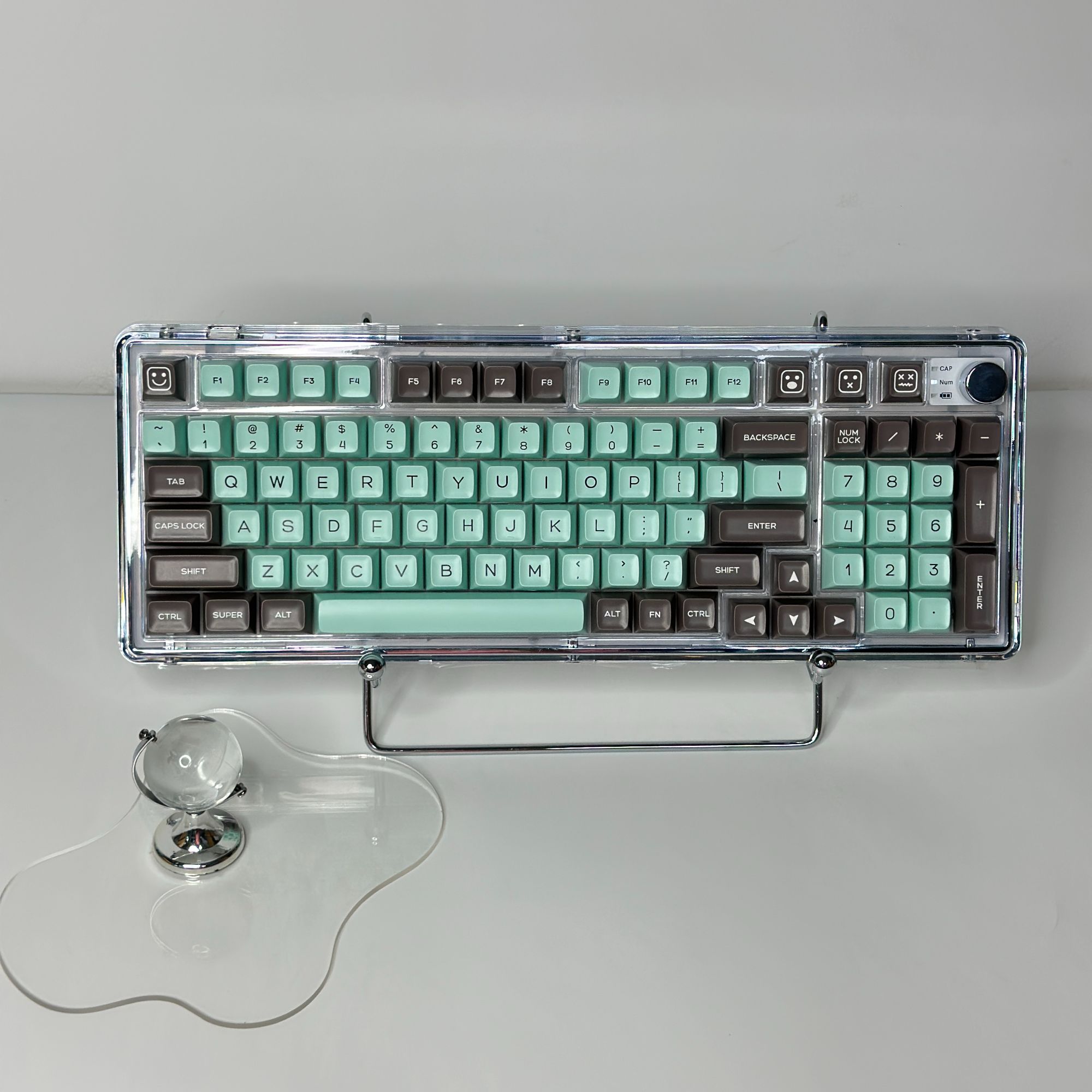 元创外设薄荷生巧键帽三色SA高度PBT材质机械键盘适用游戏办公室