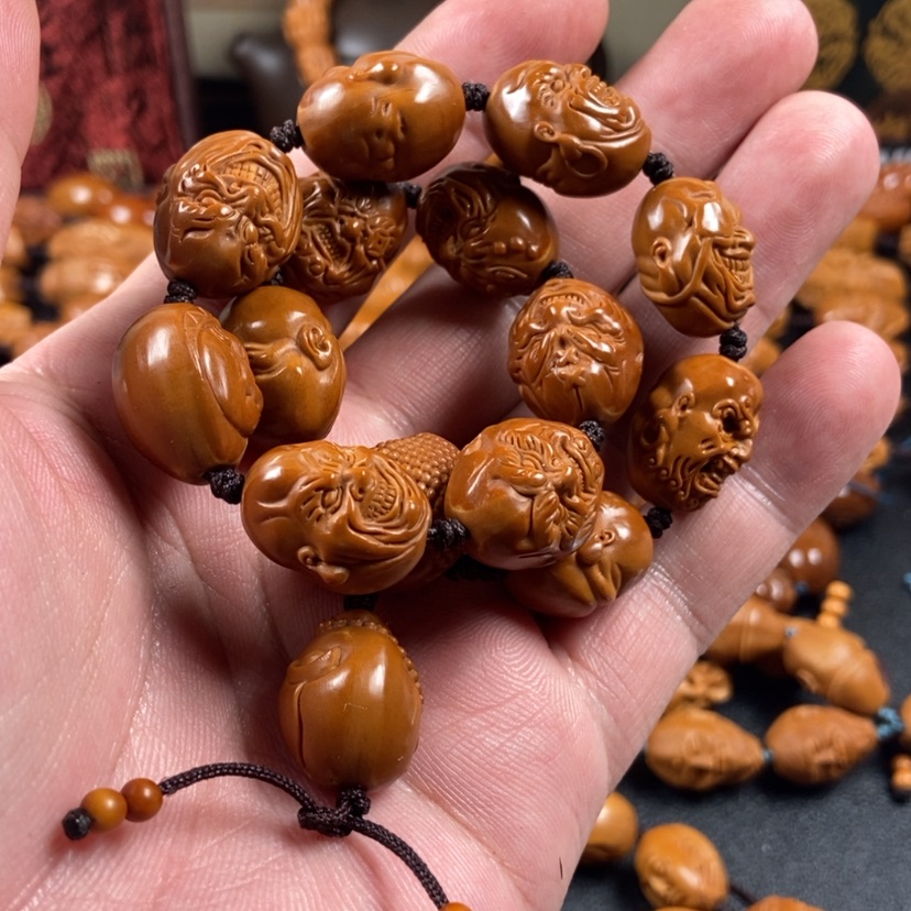 【闪购商品】橄榄核手串恶僧