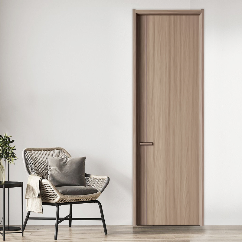 星月神木门定制卧室门时尚免漆白色简约开放工艺木门房间门室内门