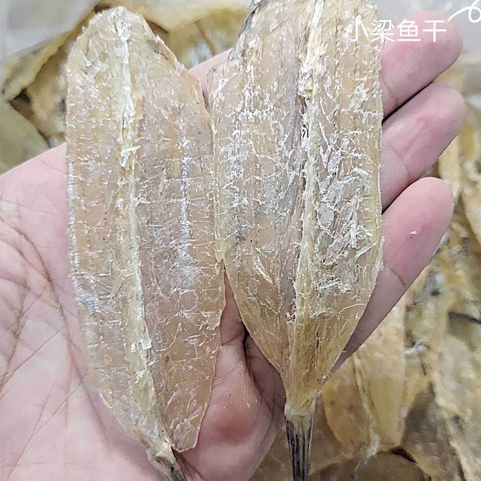 北海特产微甜沙丁鱼干沙甲鱼鱼柳晒干剥皮鱼沙尖鱼海鲜干货500g