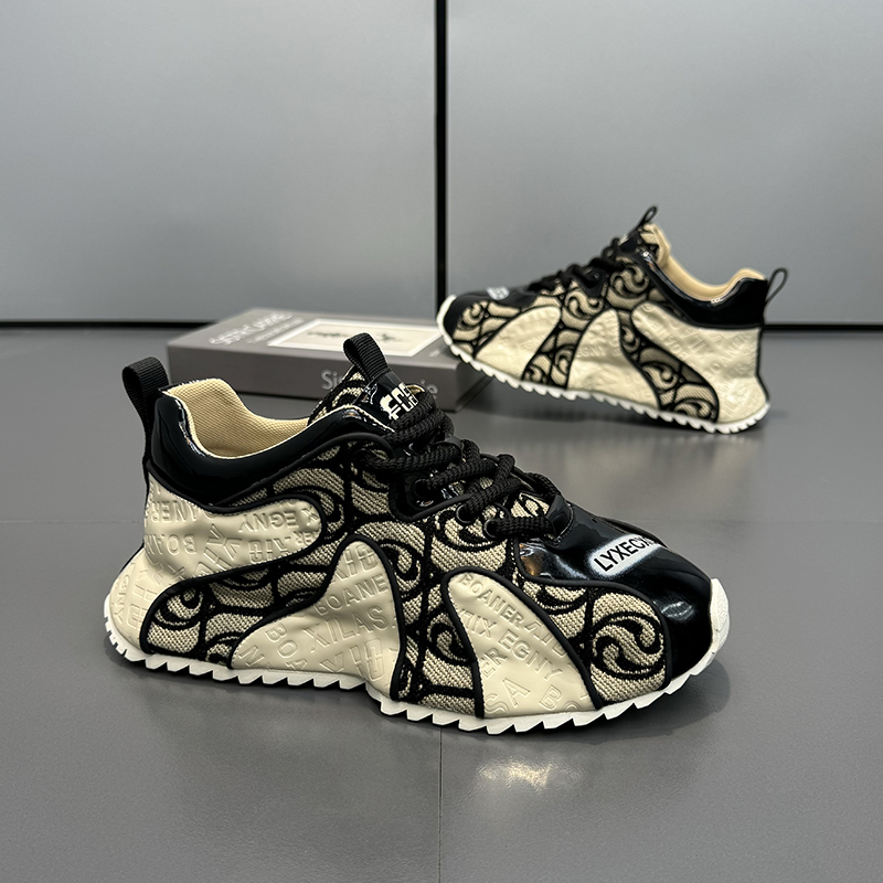 【小扬哥推荐】2024男款鞋时尚百搭休闲厚底透气潮鞋男士国潮轻奢春