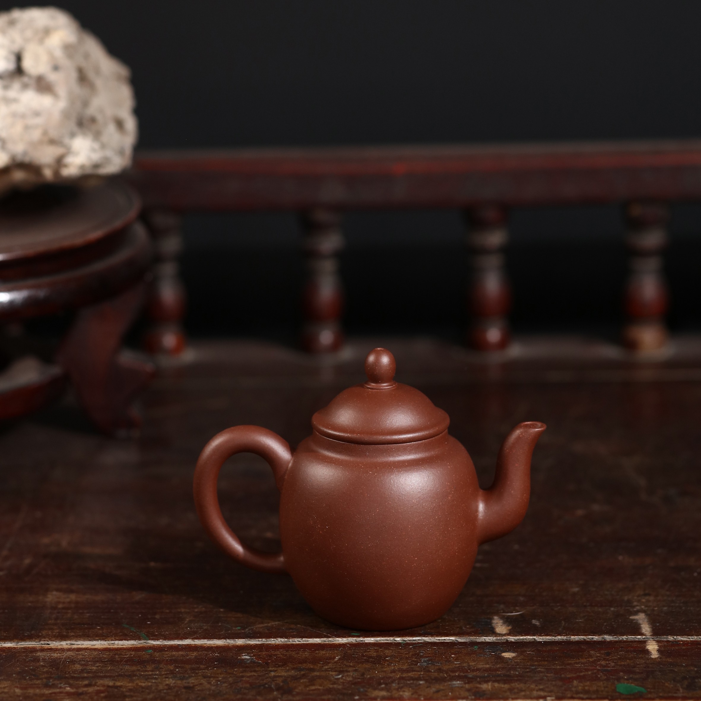 精品底槽青宫灯壶 国家级工艺美术师【金同星】全手工制作（150毫升）