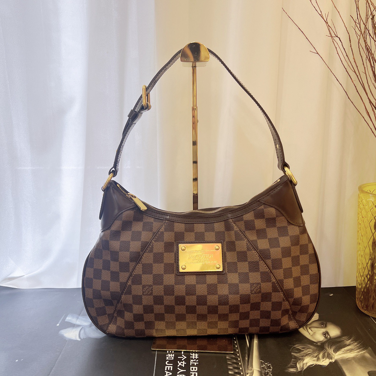95新 LouisVuitton/路易威登 Galleria南瓜包经典腋下可手提单肩