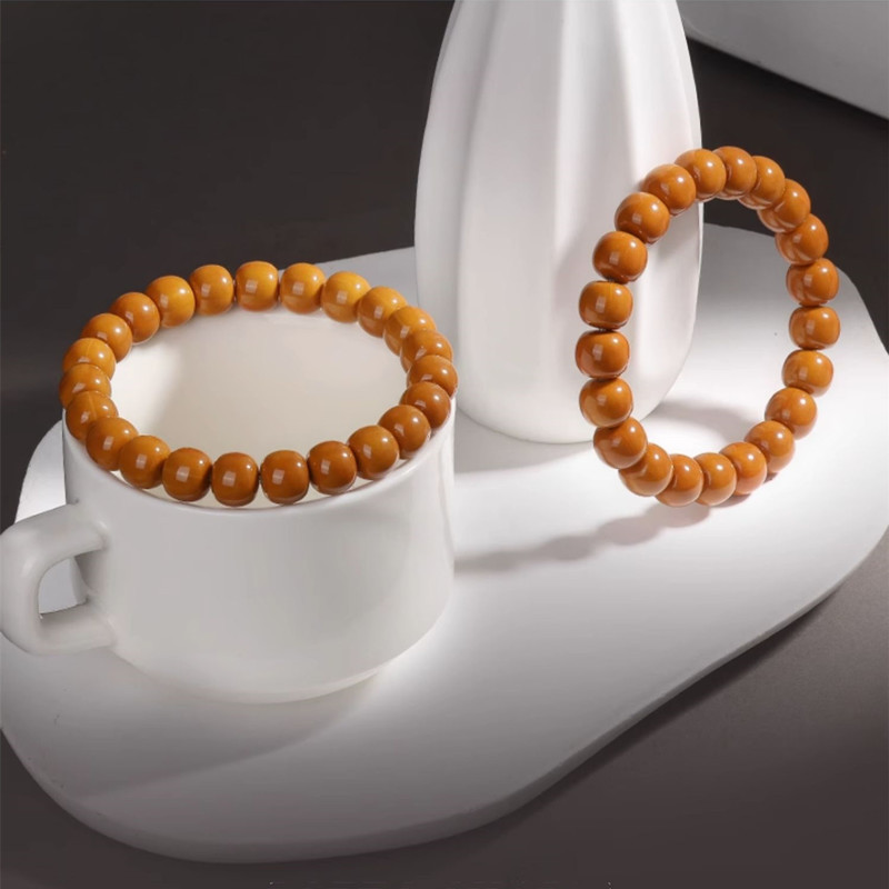 天然猴头9*10mm手串正圆直切手捻核桃单圈文玩男女士手串手链