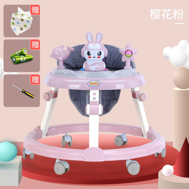 学步车防o型腿婴儿多功能防侧翻宝宝可坐可推学行车起步车