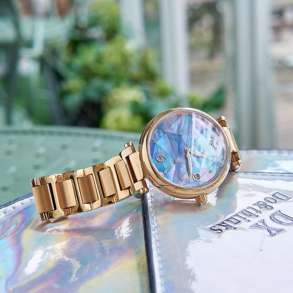 联名舞会女士手表名牌夜光日历时尚正品机械表休闲防水皮带表