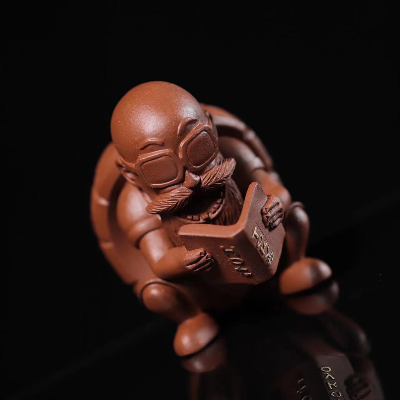 七龙珠龟仙人 紫砂龟仙人茶宠 颜玮作品