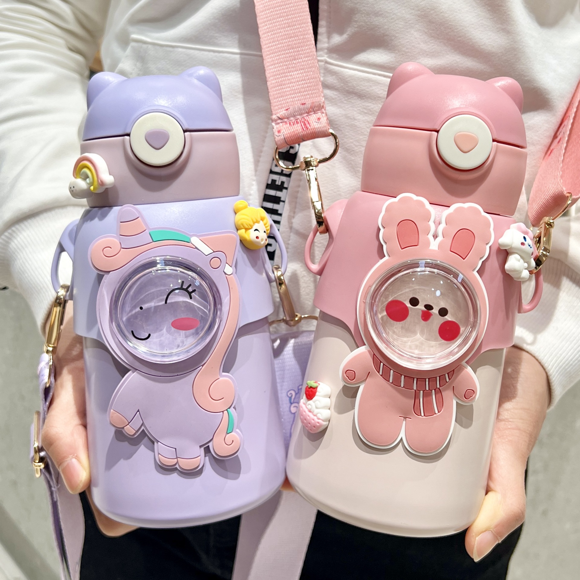 保温杯食品级316吸管杯子男孩女生高颜值上学专用小学生水杯创意1