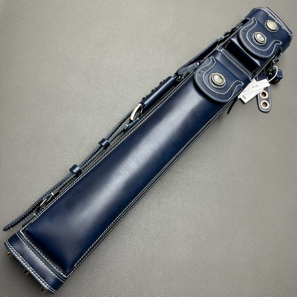 叁致 九球杆桶 六孔 七孔 八孔 真皮杆桶 手工牛皮杆桶 