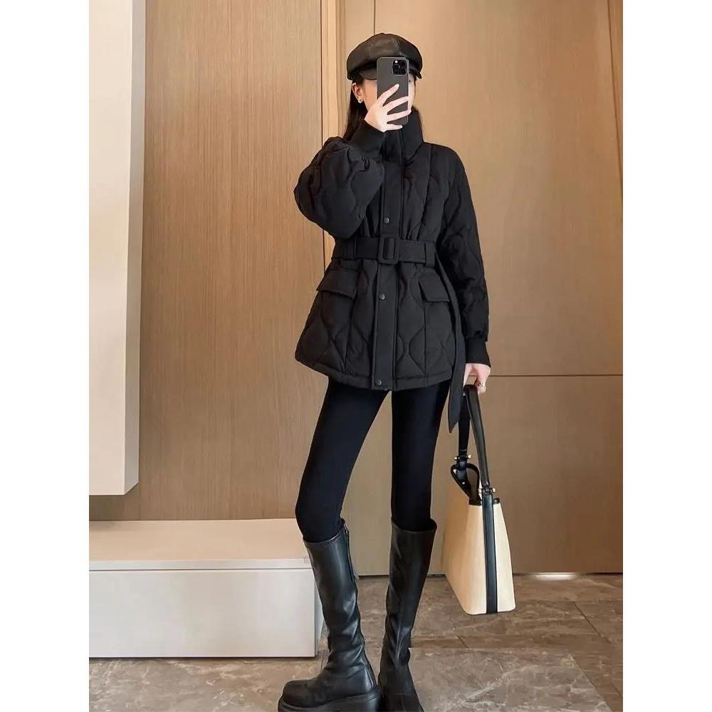收腰羽绒服女短款2023年新款百搭小个子流行显瘦冬季羽绒服外