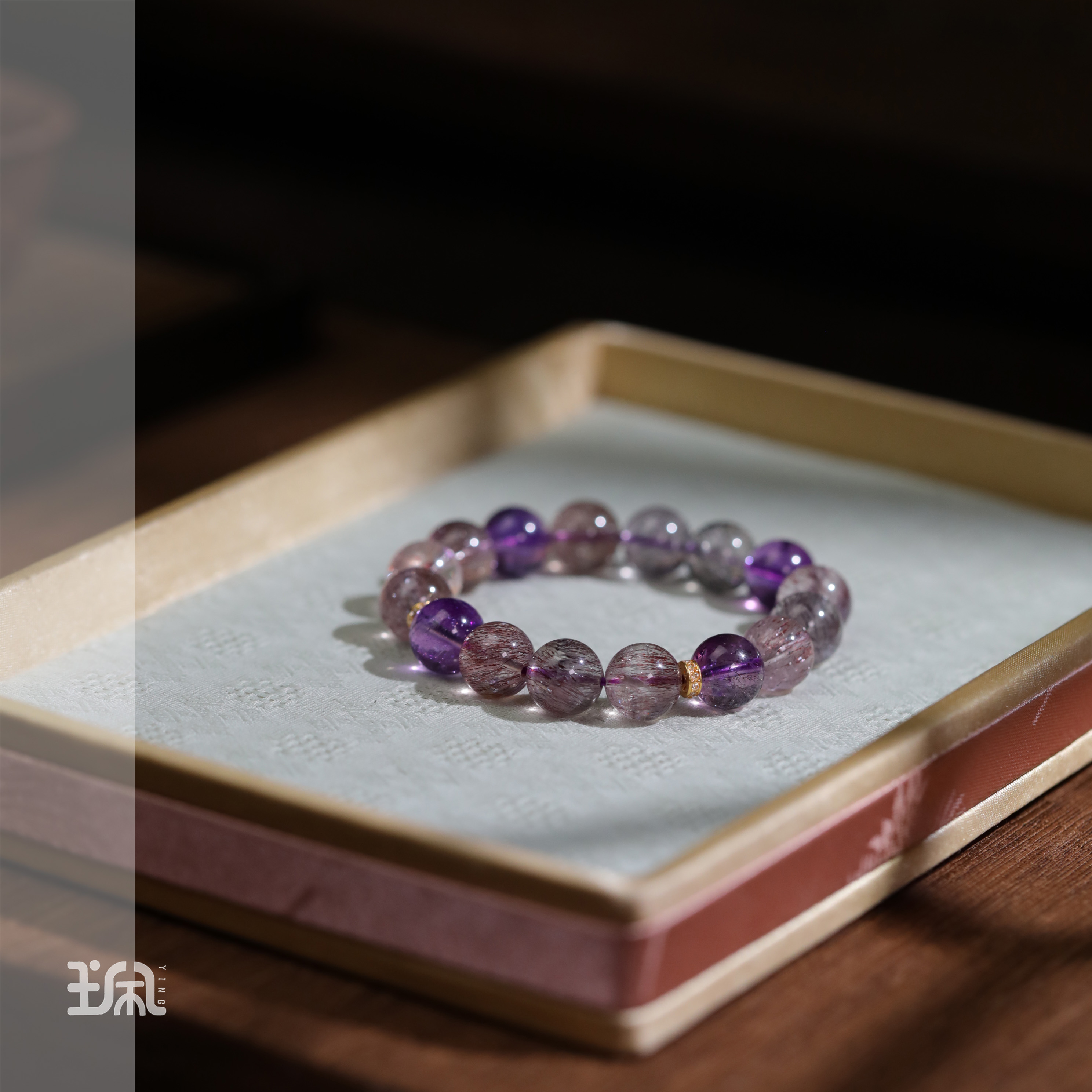 歆岚|水晶*手串*18K金镶嵌CYC24102027多样性发其一