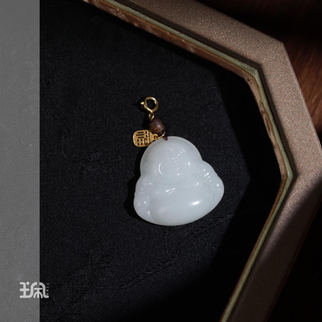 单坠/青霄|和田玉*18K金镶嵌QXB24083012多样性发其一