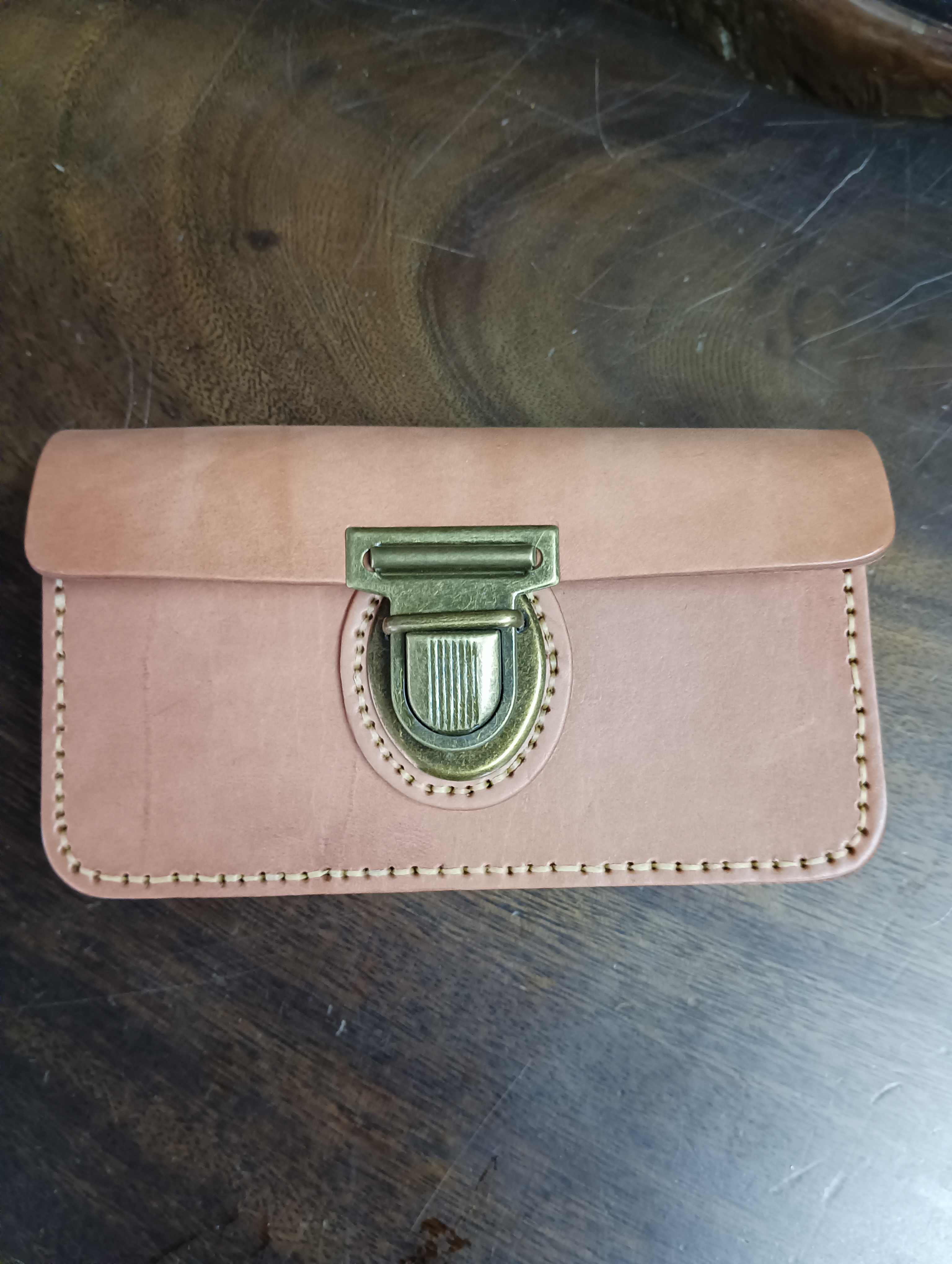 长款手机腰包真皮男士百搭卡包零钱包