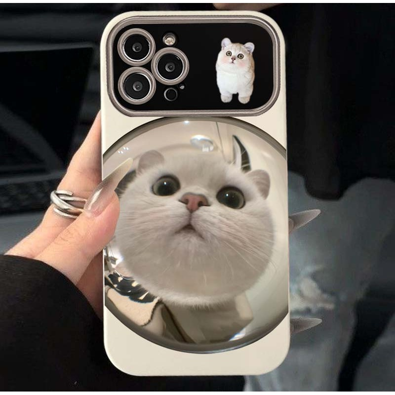 猫眼猫咪苹果小米oppovivo华为适用iPhone13/14/15手机壳可爱12女