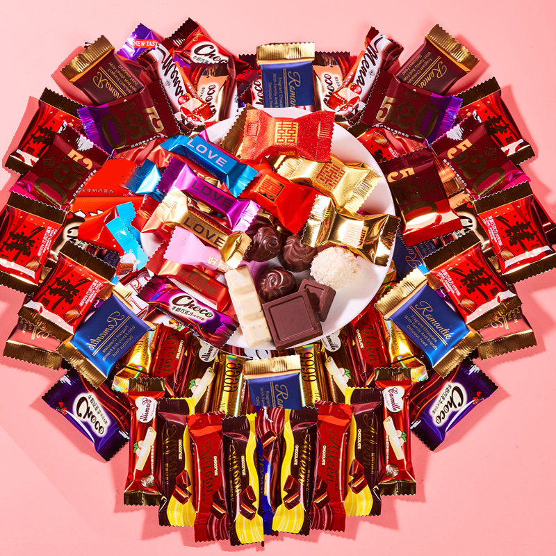 巧克力零食混合多口味结婚喜糖休闲解馋美味小糖果丝滑年货【优选