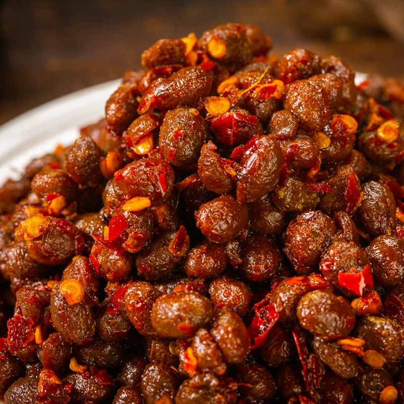 湖南特产风味豆豉辣椒酱拌面拌饭豆豉酱瓶装调味酱即食下饭菜咸菜