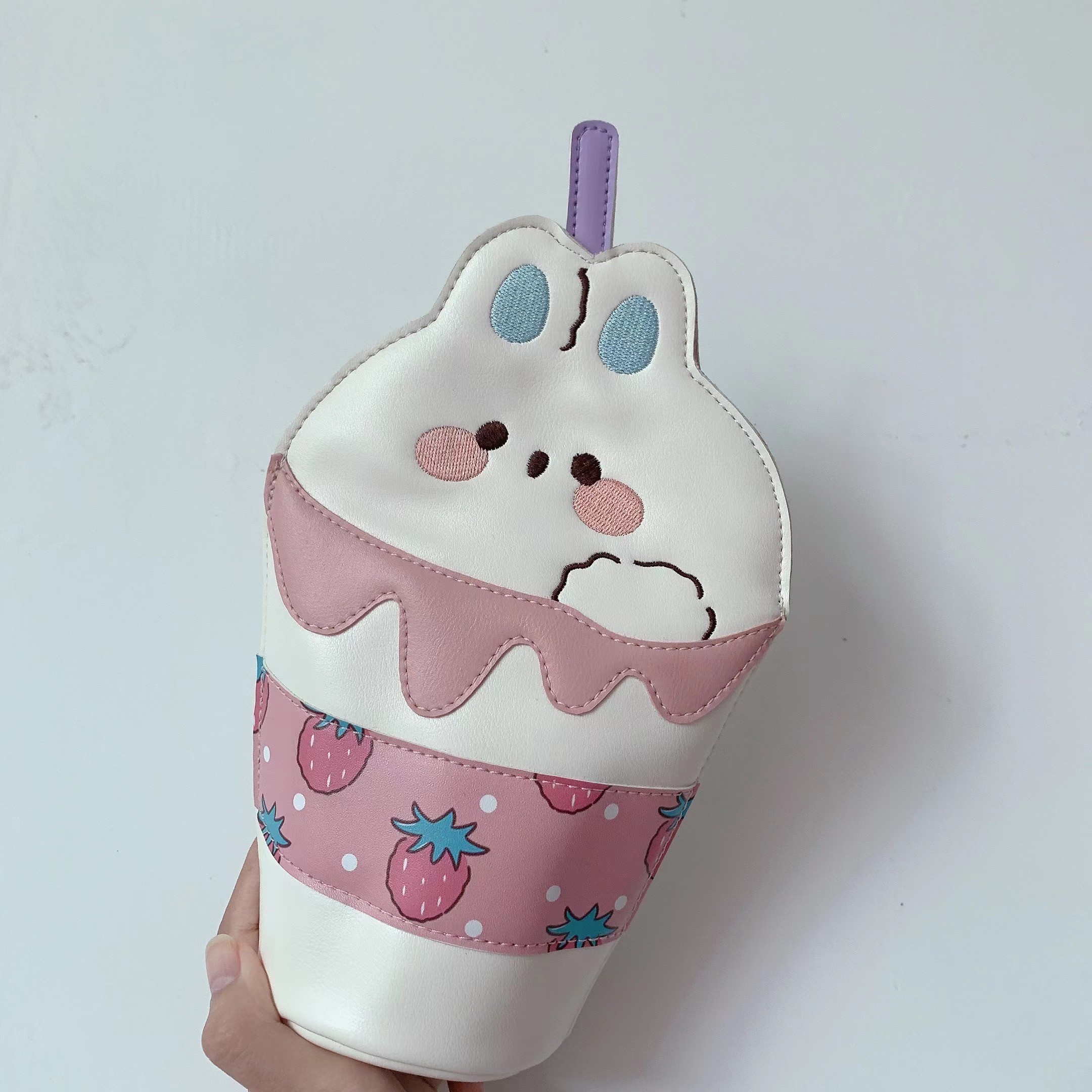 奶茶熊 原创冰淇淋兔兔手机包 斜挎包可爱软萌兔年小包女生单肩包