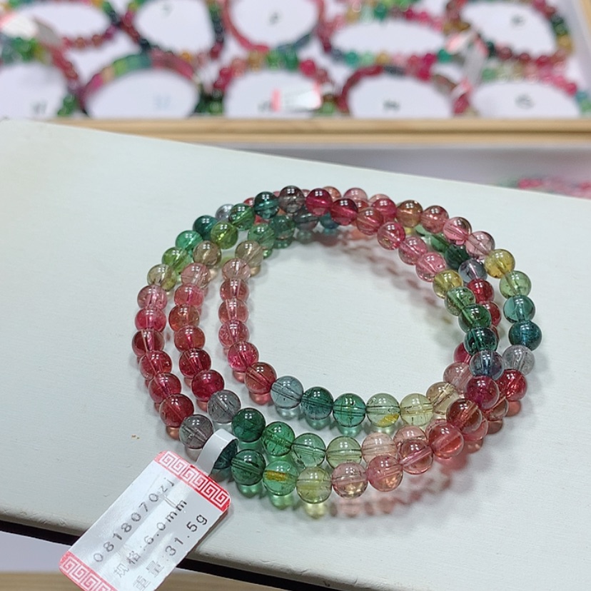 【闪购商品】碧玺手链未镶嵌感*号
