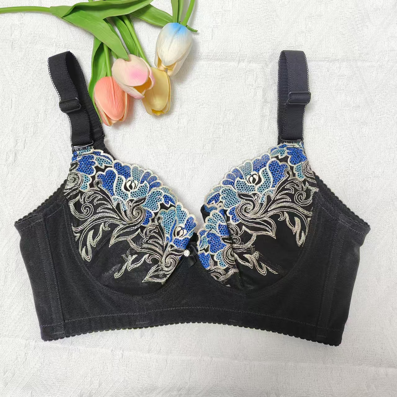 管理器短文聚拢防下垂收副乳调整型短文内衣