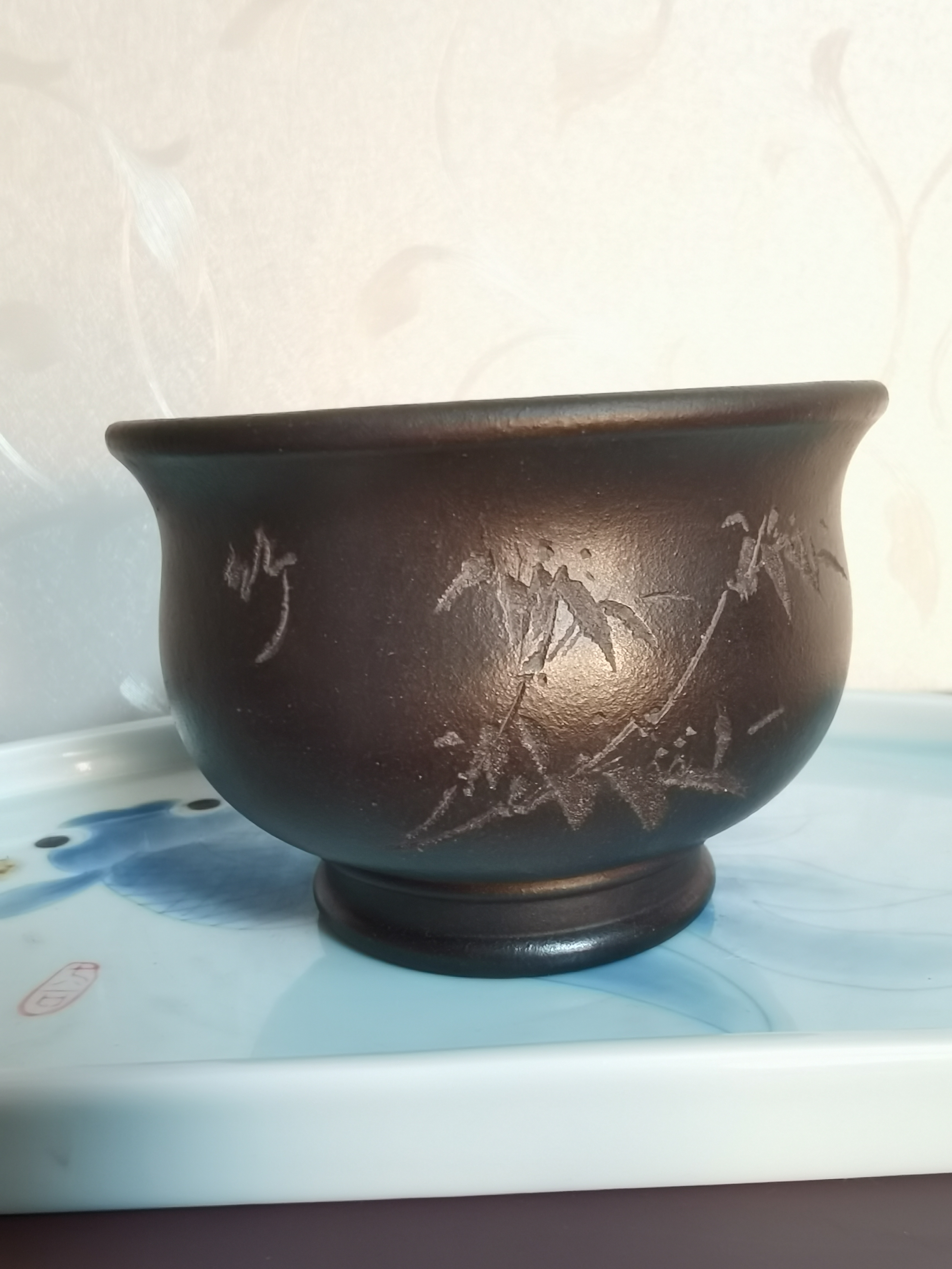 石黄泥料。主人杯。将军杯