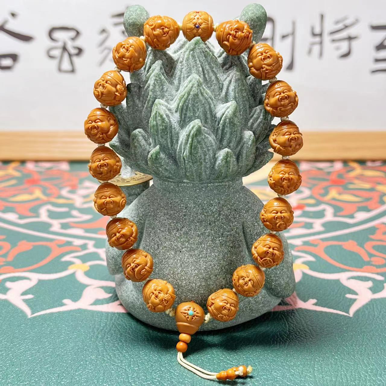 猴头核桃 1.1十八路财神  手串