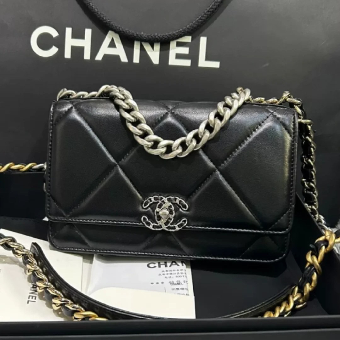 99新 Chanel/香奈儿 1952|香奈儿woc19bag23芯片斜挎包|香奈儿