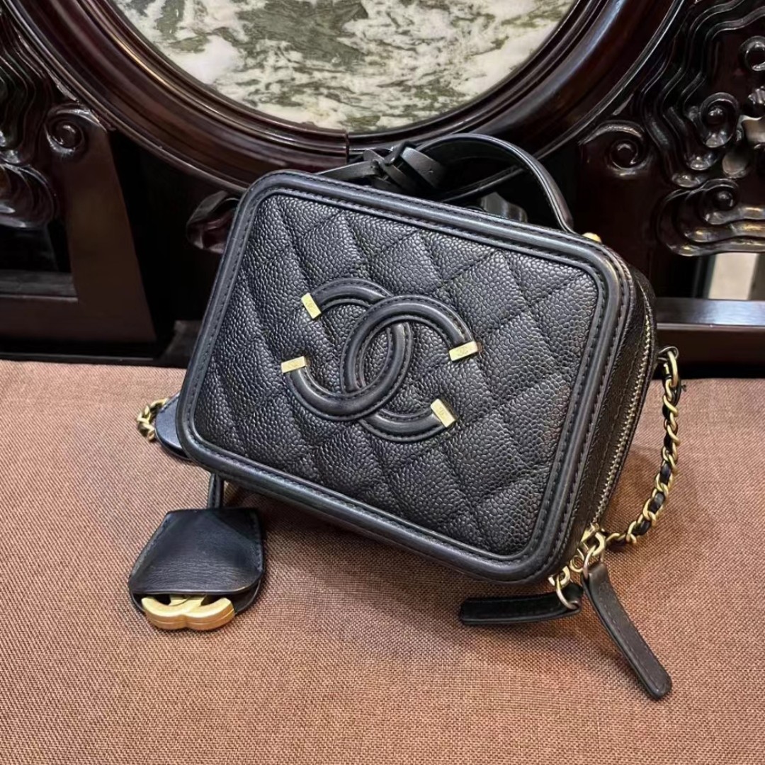 99新 Chanel/香奈儿 3653|香奈儿相机包黑色斜挎包|香奈儿