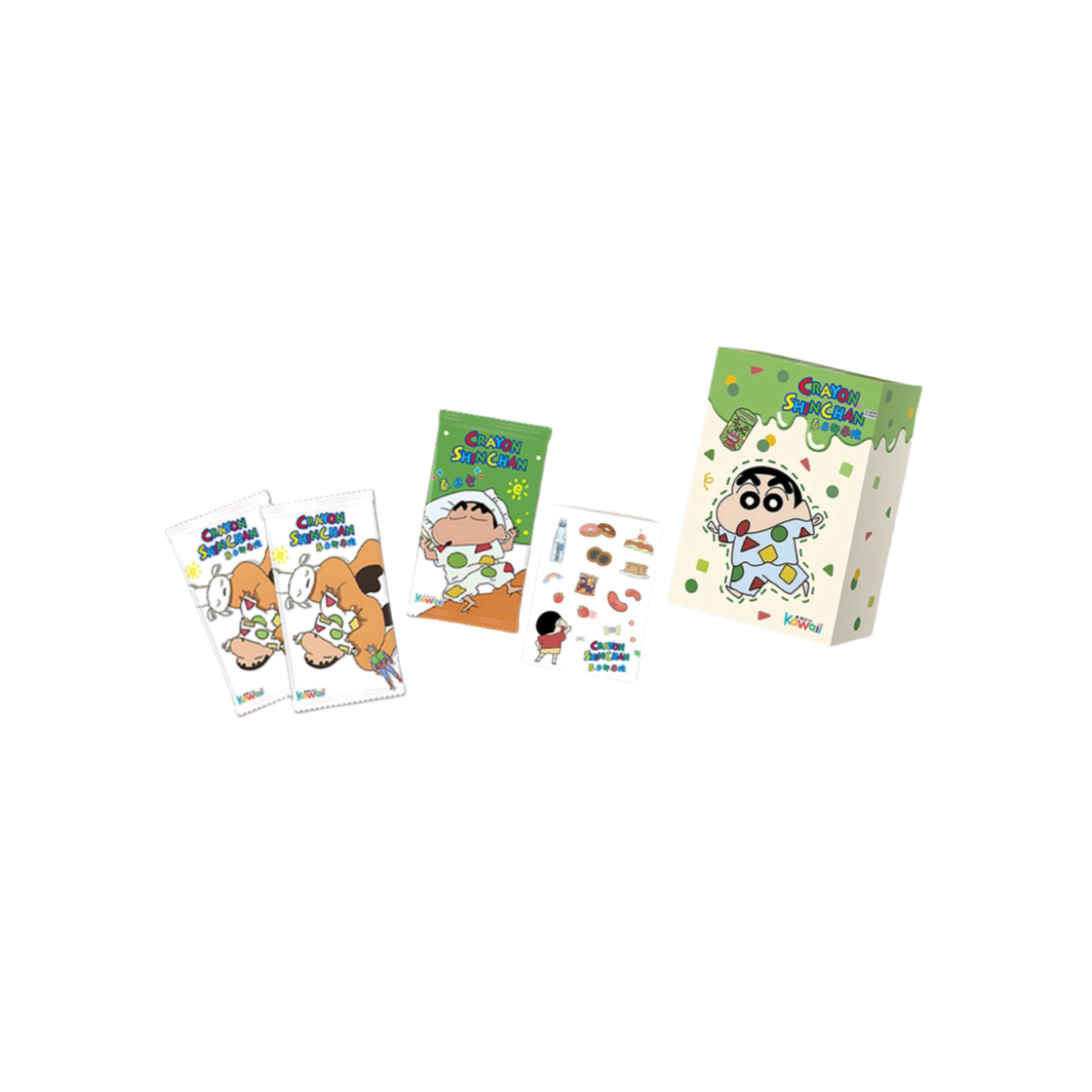 拆盒Kawaii 蜡笔小新2弹春日部学院 收藏卡牌盲盒（代拆）