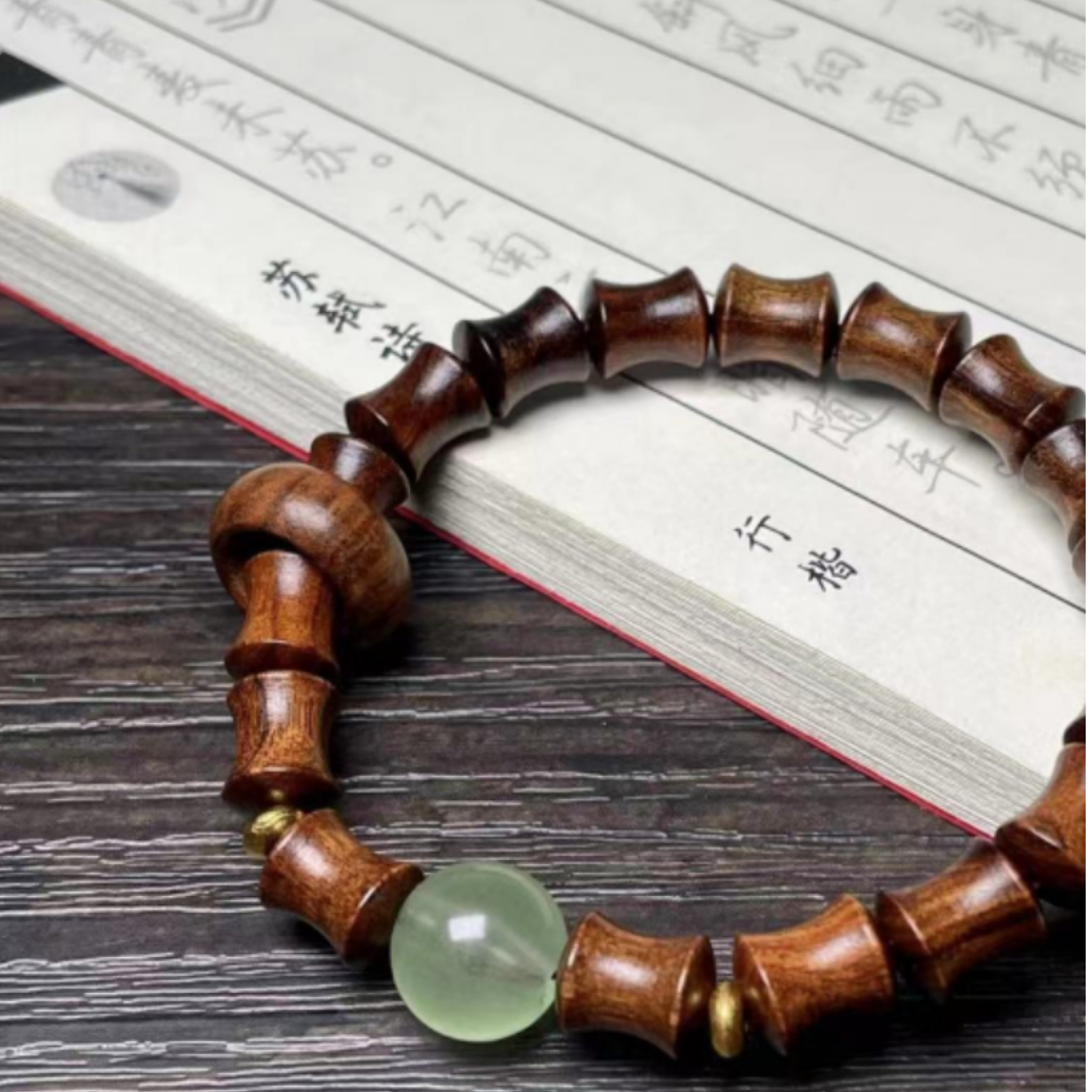 【直播推荐】花梨竹节串摆件