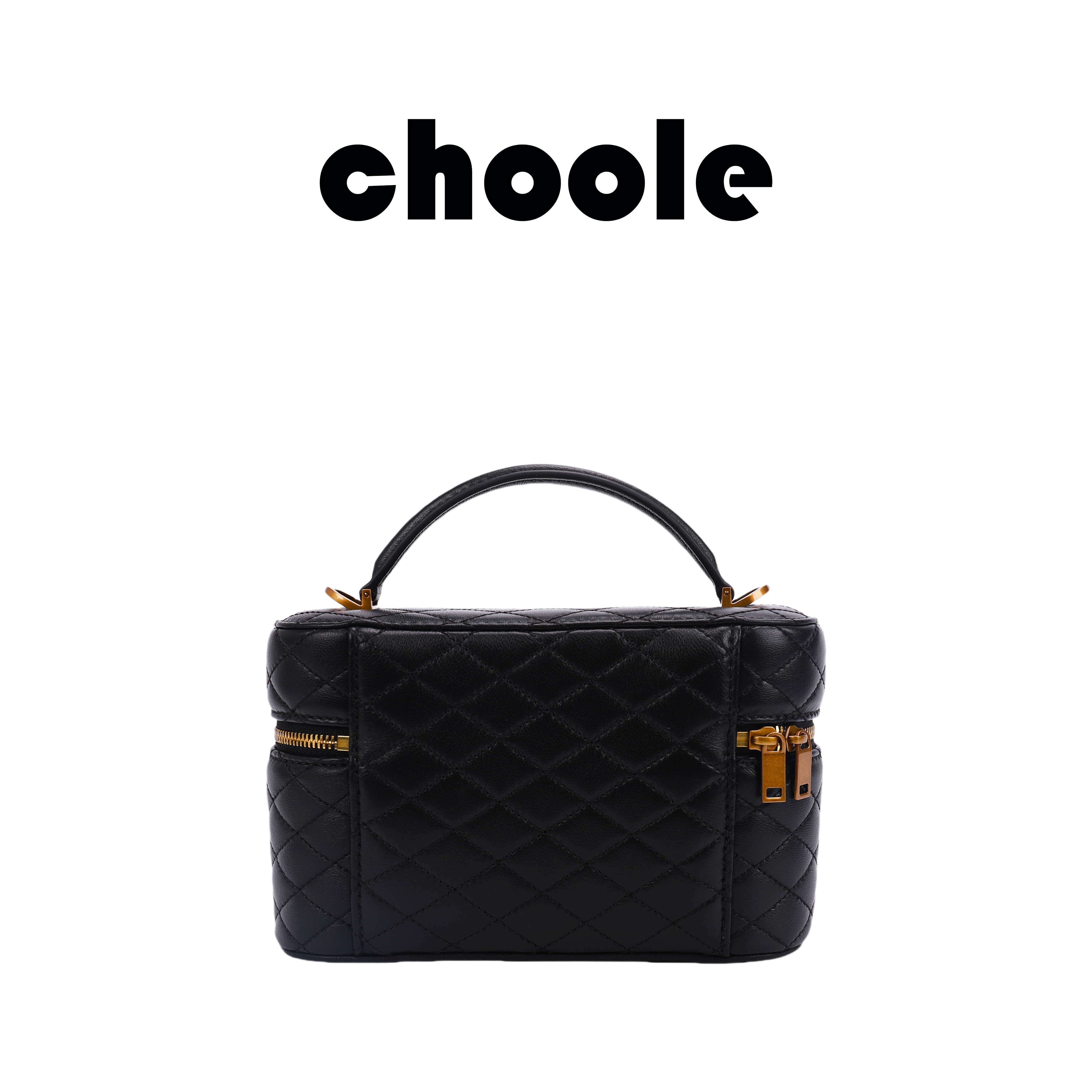 【Choole】（化妆包）秋季穿搭 小香风 经典 菱格 气质 百搭款