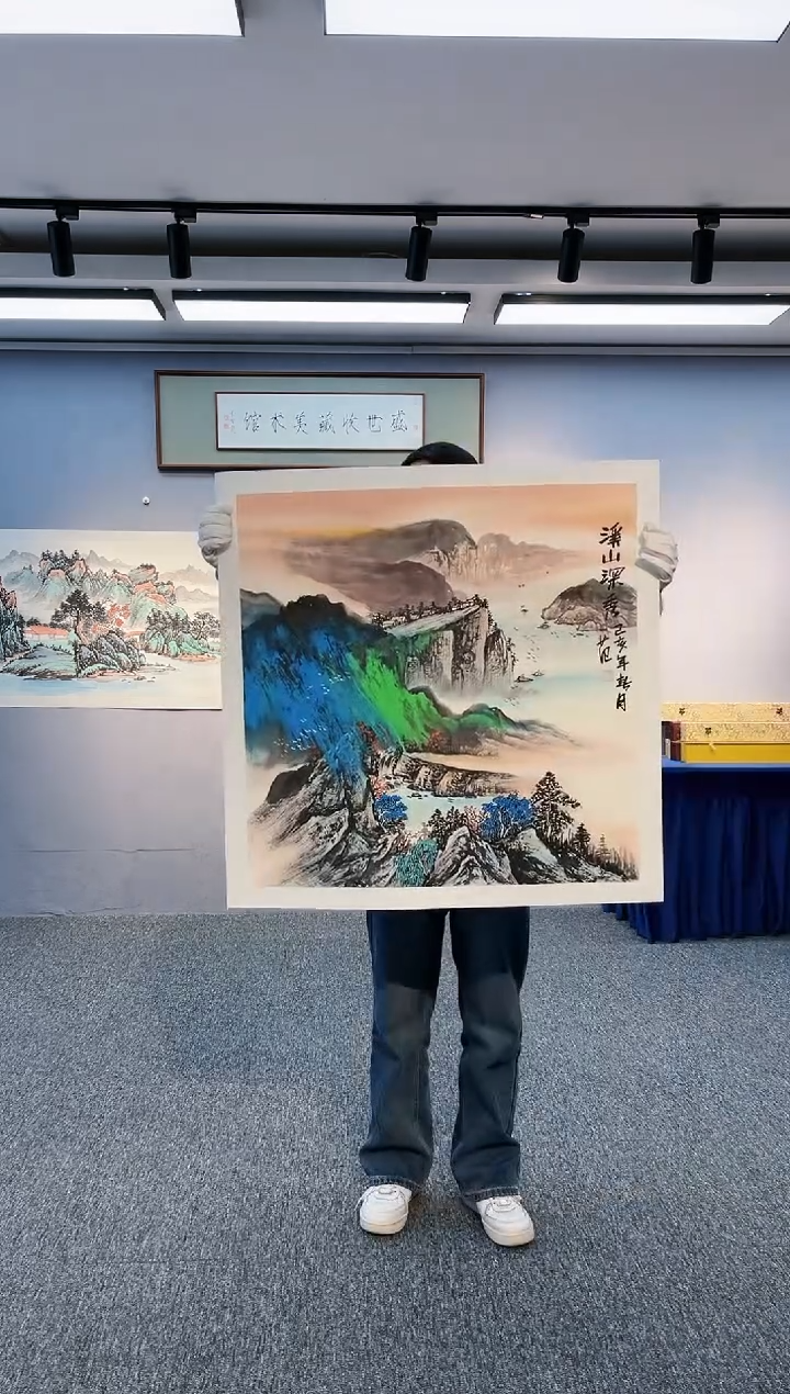 【闪购商品】绘画溪山深秀