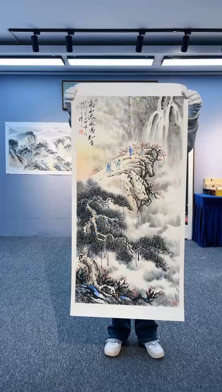 【闪购商品】绘画高山流水