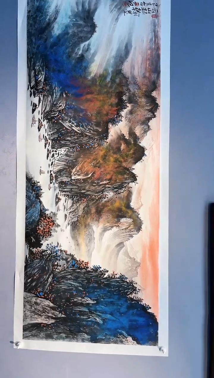【闪购商品】绘画云山起翰墨  横幅