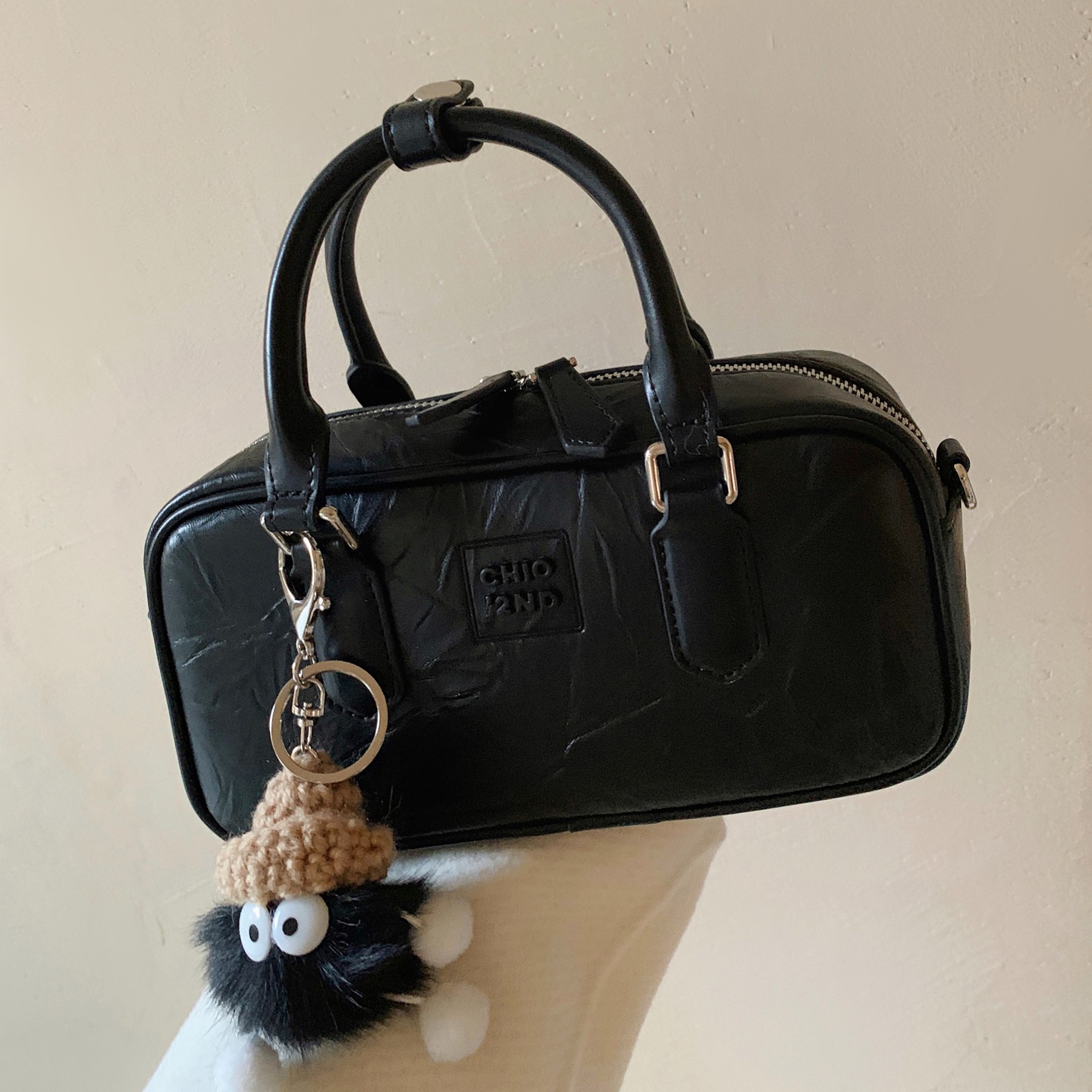 南风Chio2nd 枕头包保龄球包包女手提小拎包单肩