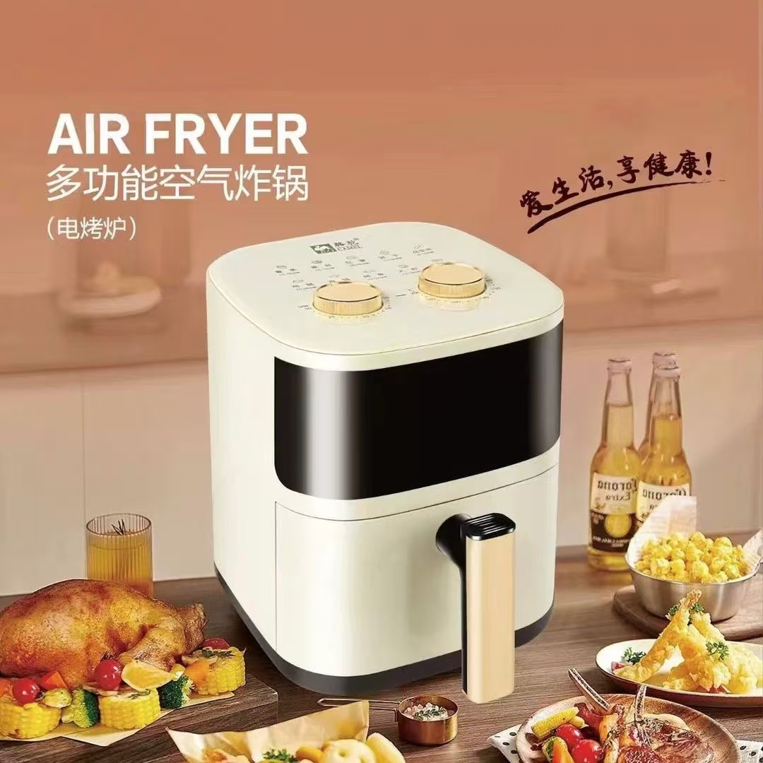 家用空气炸锅家用新款大容量可视免翻面无油空气电炸锅烤箱Z