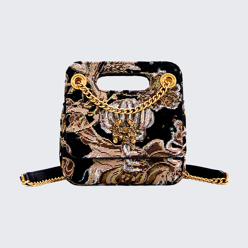 LAURENCE & CHICO黄色天中花园牛奶盒包，加大号C2AE10322042