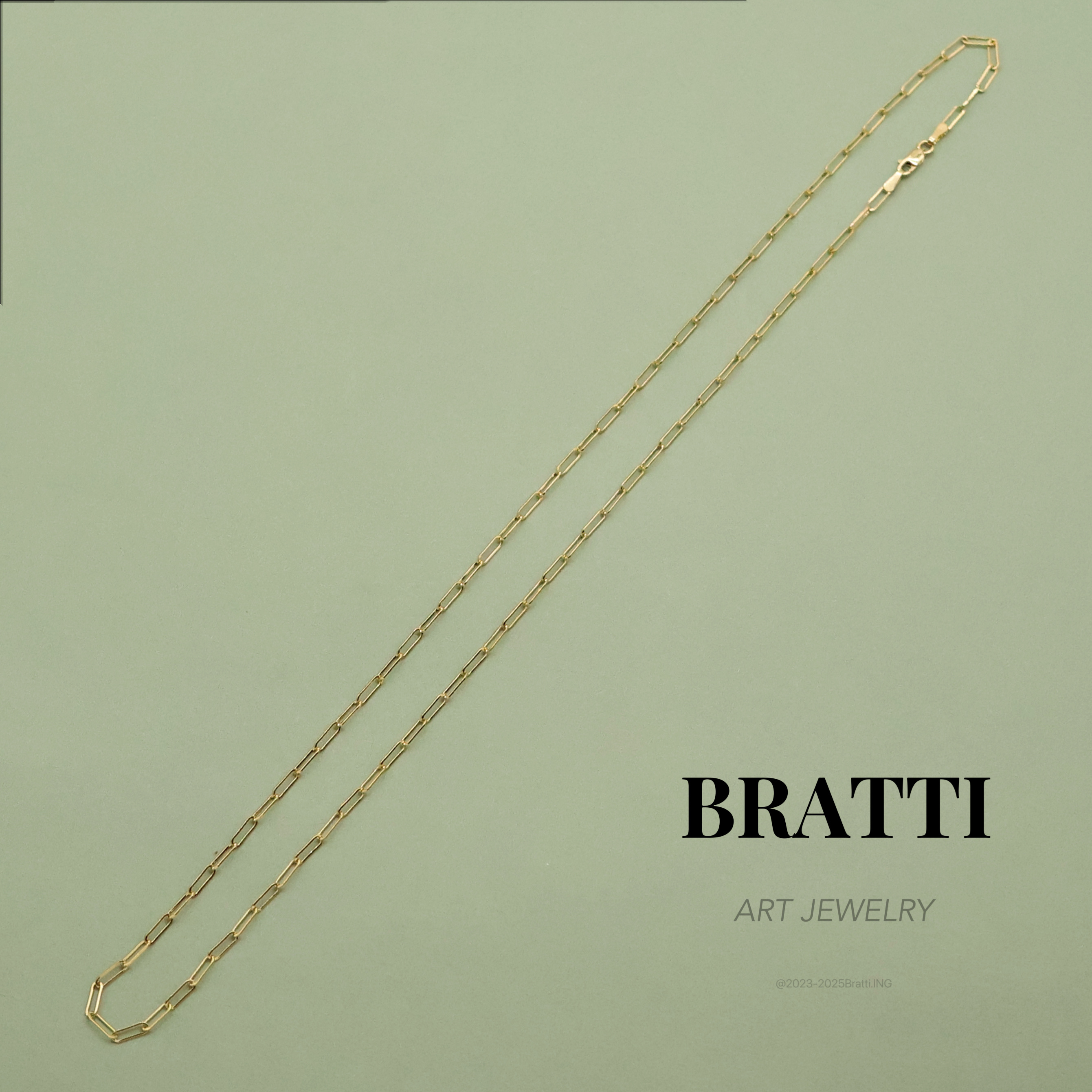 Bratti珠宝“午后冬日”乌努埃尔1号工坊18K项链（长度50cm）-KX1005