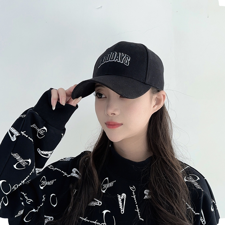 doodays秋冬百搭显脸小ins韩版网红潮流弯弯棒球帽鸭舌帽帽子女款