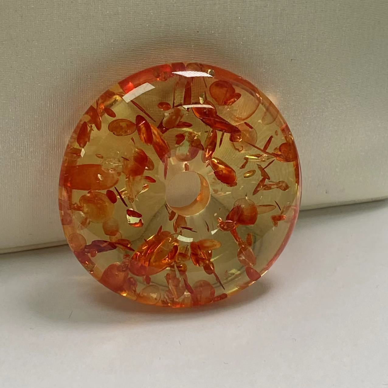 【九矿】F5花魄平安扣时尚吊坠