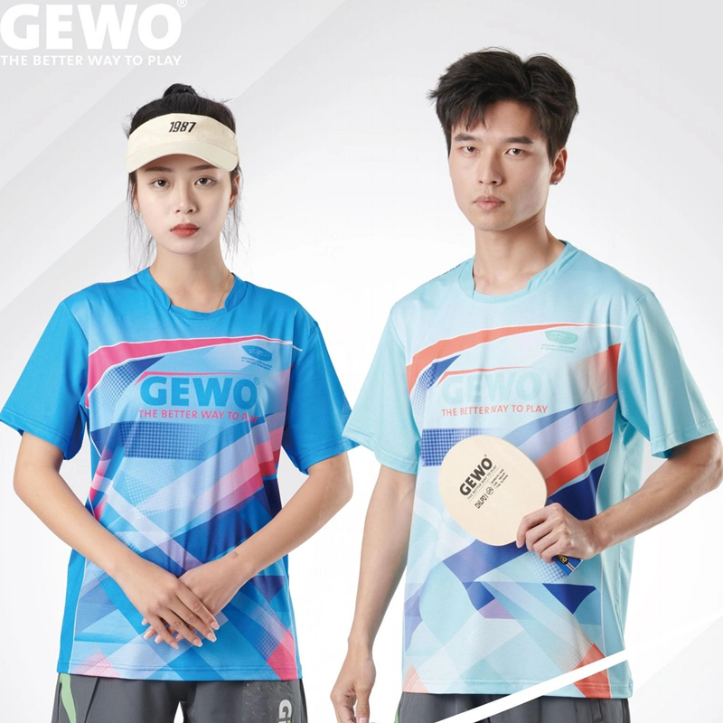 GEWO杰沃GEWO2023年新款乒乓球服夏季透气短袖时尚乒乓球服团购