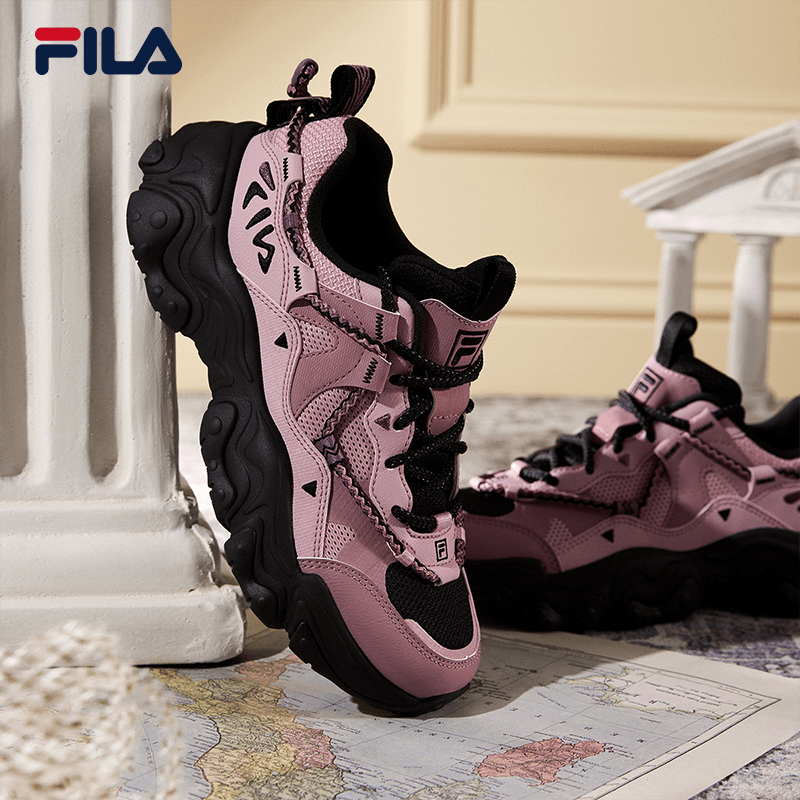Fila/斐乐【限定猫爪】Y2K新款配色潮流跑步厚底老爹鞋 F12M432101F