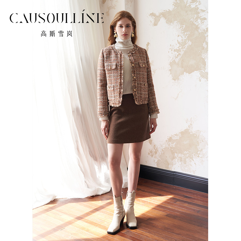 高斯雪岚【不要上架】百搭修身简约外套女24419652