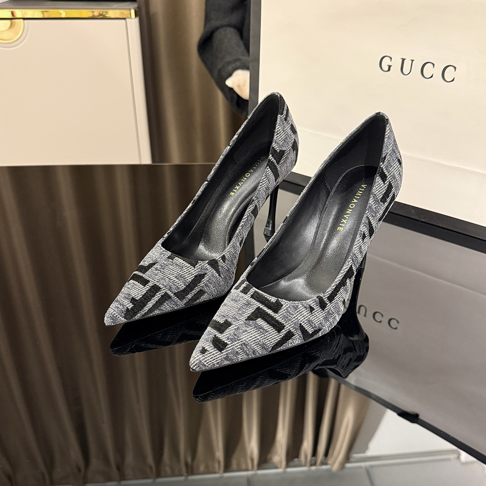 【甘师傅匠心之作】高跟鞋女不累脚细跟2024秋名媛小众设计感轻奢女