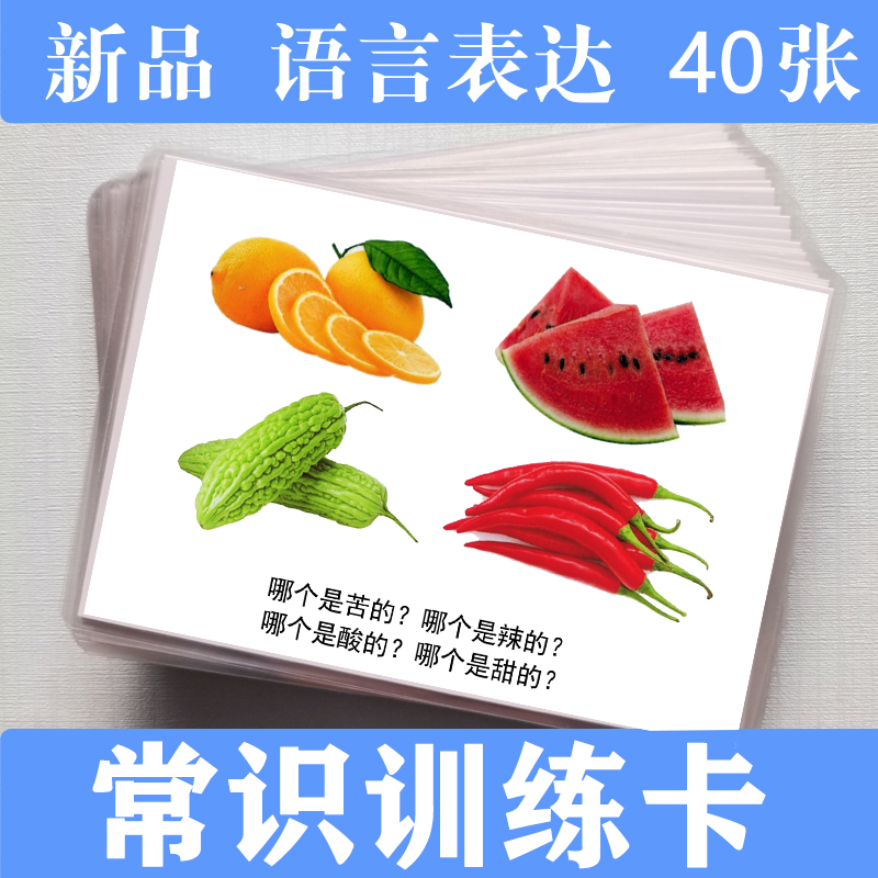 儿童逻辑思维训练卡片常识训练卡宝宝益智早教自闭症语言迟缓教具