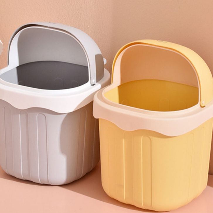 桌面垃圾桶创意带盖办公室家用卧室客厅厨房垃圾筒卫生桶桌上纸篓