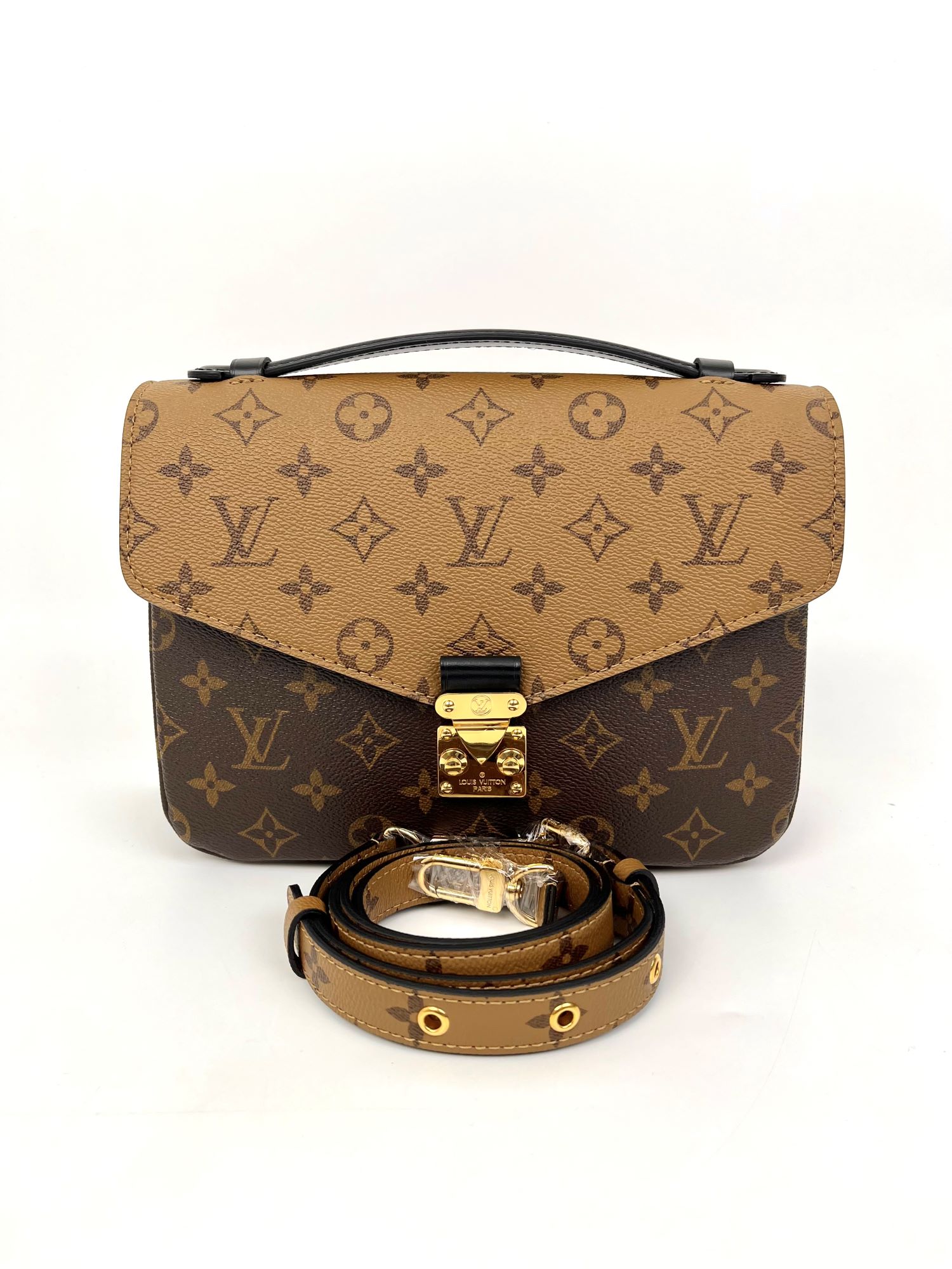 99新 LouisVuitton/路易威登 拾壹/98新/LV拼色邮差包/65409786