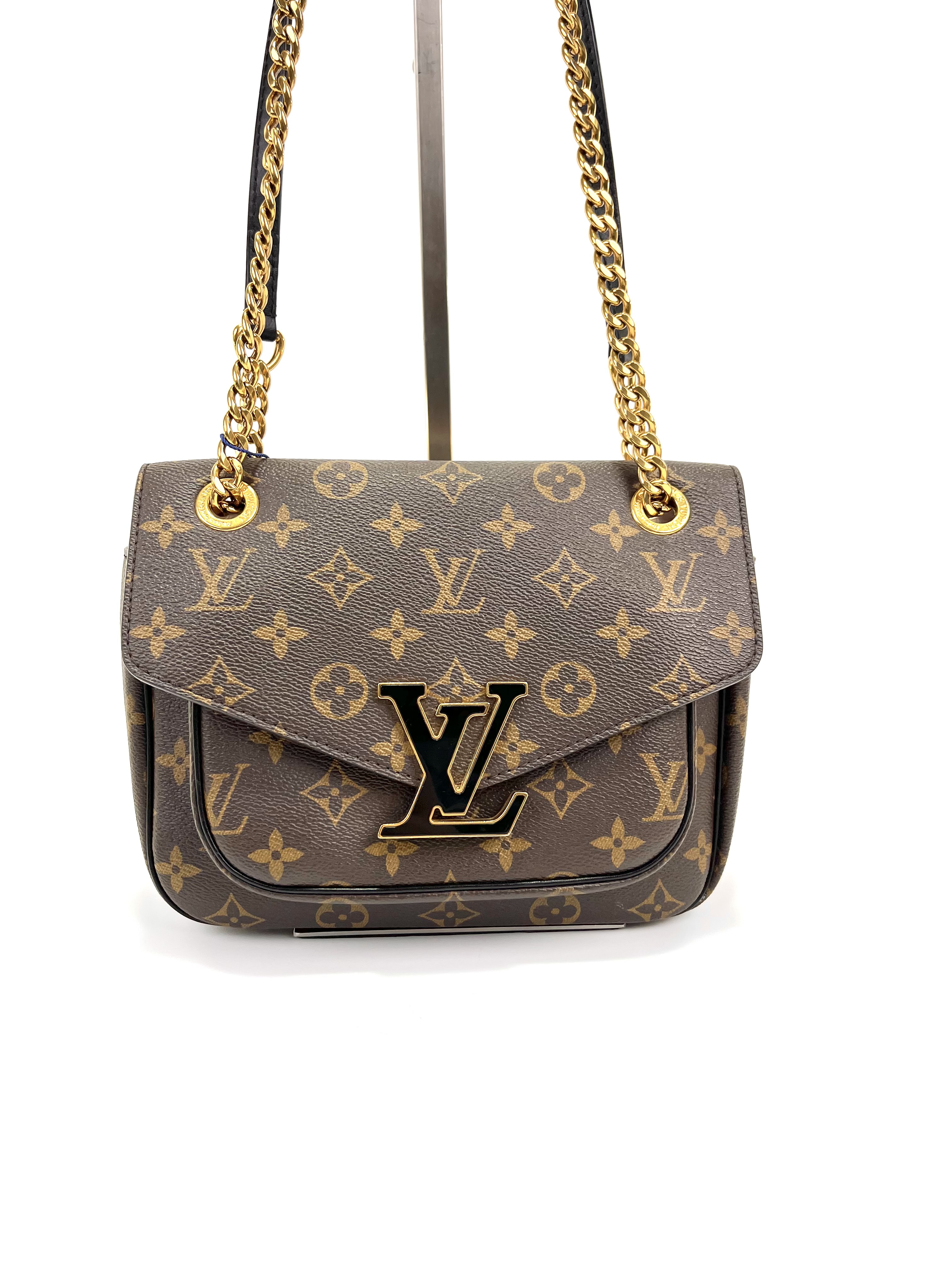 99新 LouisVuitton/路易威登 拾壹/98新/LV passy斜挎包/50872824