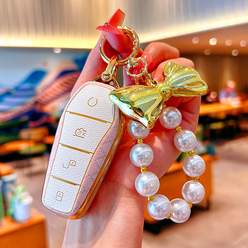 适用比亚迪海豹06钥匙套元PLUS海豚汉DMi宋MAX海狮07EV车壳22款女