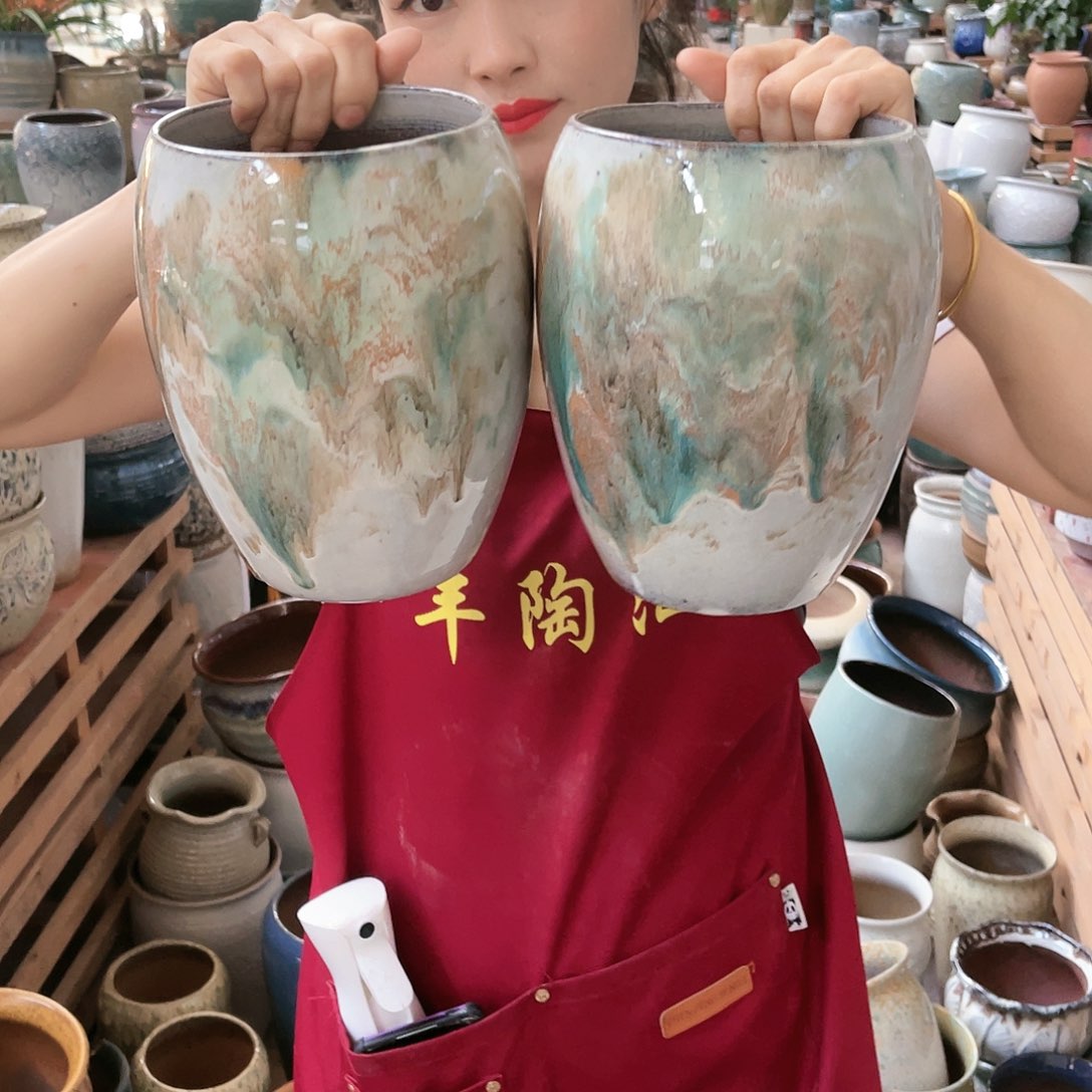 红陶20CM以下高度20口径14